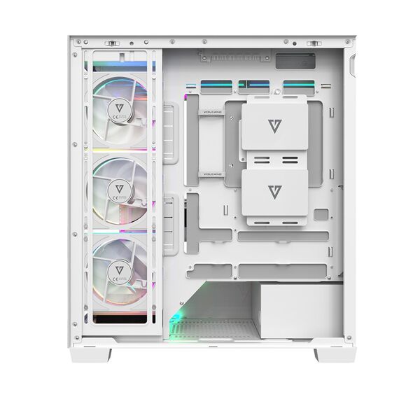 MODECOM VOLCANO STELLAR PLUS ARGB MIDI 8F WHITE | Techbox