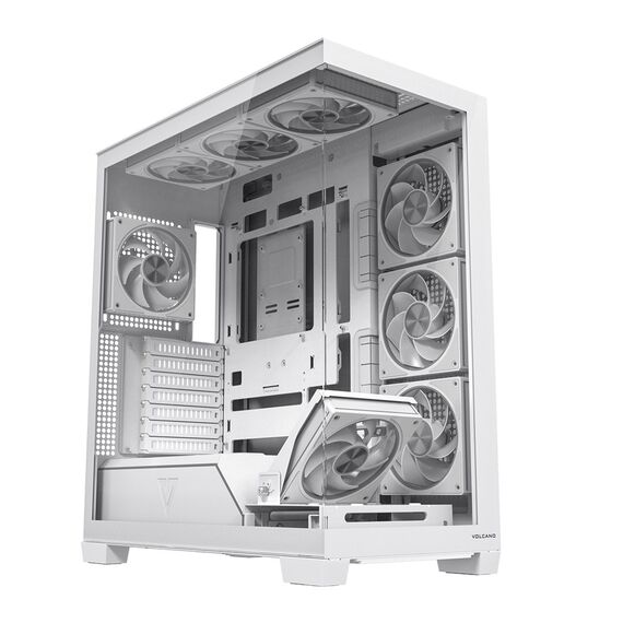 MODECOM VOLCANO STELLAR PLUS ARGB MIDI 8F WHITE | Techbox