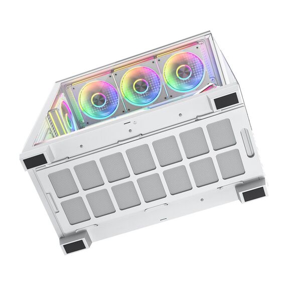 MODECOM VOLCANO STELLAR PLUS ARGB MIDI 8F WHITE | Techbox