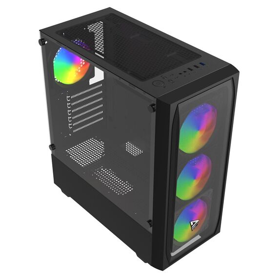 Savio Noctis Flow RGB Cube Black - Computer Cases - PC Cases & Accessories - Techbox