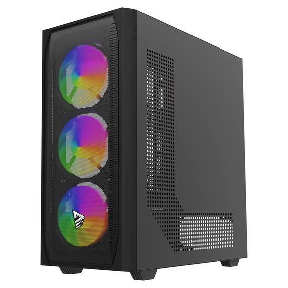 Savio Noctis Flow RGB Cube Black - Computer Cases - PC Cases & Accessories - Techbox