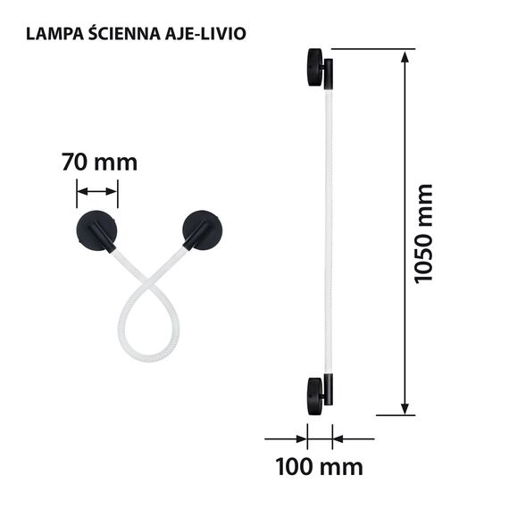 Activejet LED wall lamp AJE-LIVIO WW | Techbox
