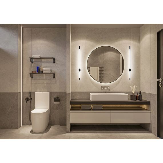 Activejet Lungo Black LED Wall Light | Techbox