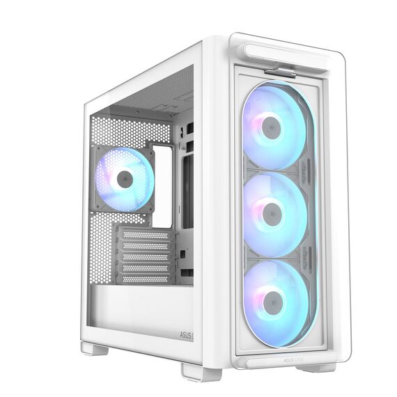 ASUS A23 PLUS ARGB WHITE Computer Case White | Techbox