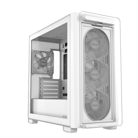 ASUS A23 PLUS ARGB WHITE Computer Case White | Techbox