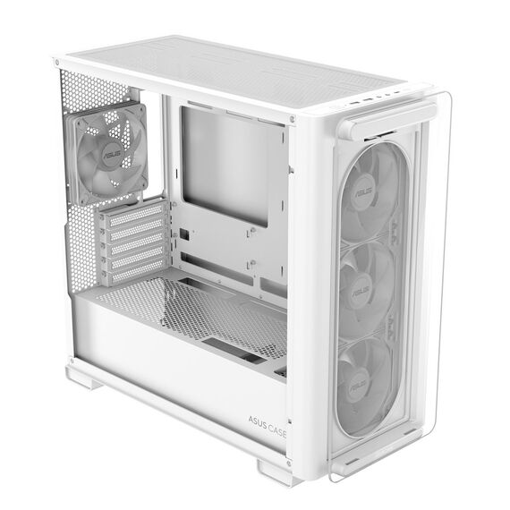 ASUS A23 PLUS ARGB WHITE Computer Case White | Techbox