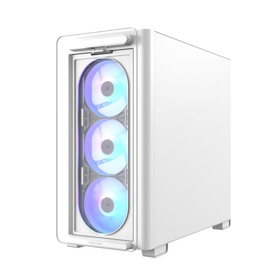 ASUS A23 PLUS ARGB WHITE Computer Case White | Techbox