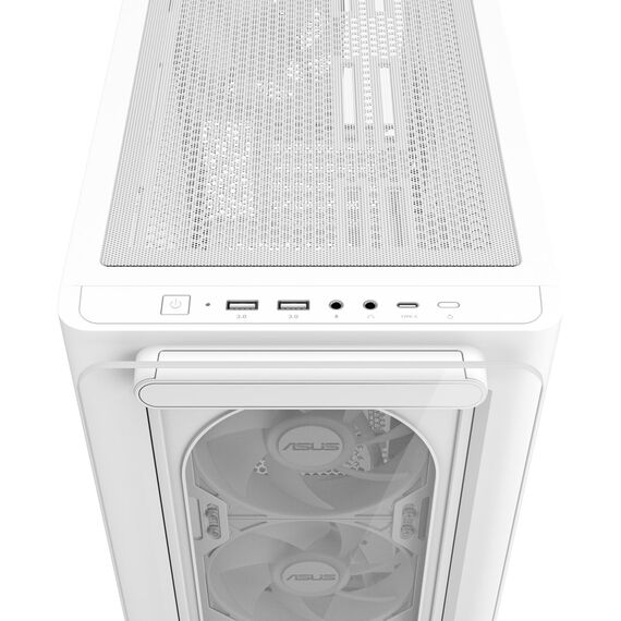 ASUS A23 PLUS ARGB WHITE Computer Case White | Techbox