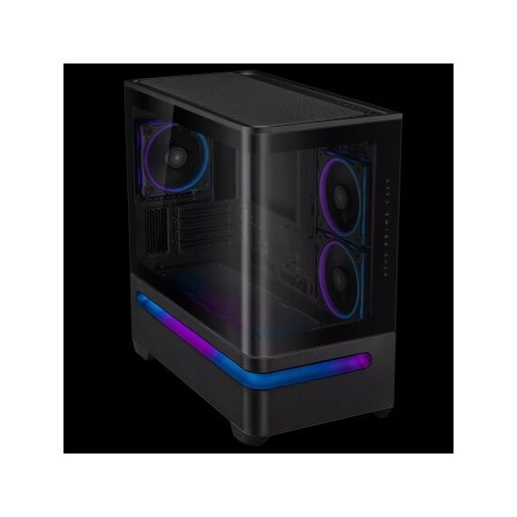 ASUS PRIME AP202 TG ARGB BLACK enclosure - Computer Cases - PC Cases & Accessories - Techbox