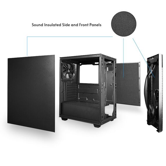 Chieftec AS-01B-OP computer case Full Tower Black | Techbox