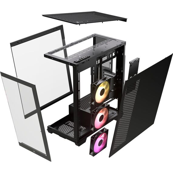 Corsair 3500X ARGB Midi Tower Black | Techbox
