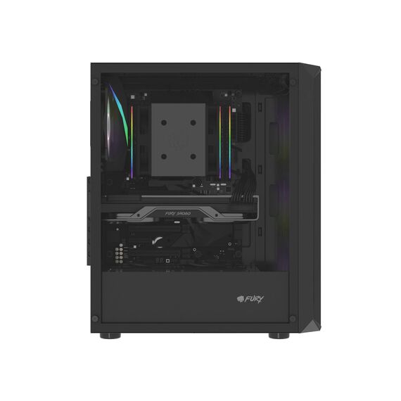 FURY Shobo SH4F RGB Midi Tower Black - Computer Cases - PC Cases & Accessories - Techbox