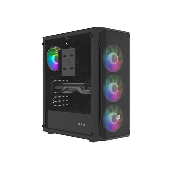 FURY Shobo SH4F RGB Midi Tower Black - Computer Cases - PC Cases & Accessories - Techbox