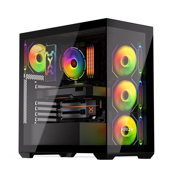 KRUX EXO (KRXD004) Housing Black - Computer Cases - PC Cases & Accessories - Techbox