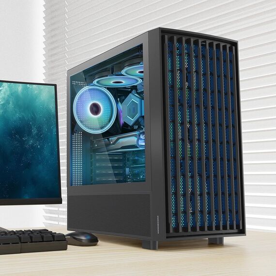 MODECOM  BREEZE ARGB Flow MIDI USB 3.0 X 2 CYPE-C computer case - Computer Cases - PC Cases & Accessories - Techbox