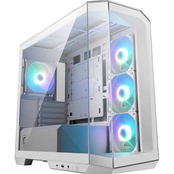 MSI MAG PANO M100R PZ Micro Tower White - Computer Cases - PC Cases & Accessories - Techbox