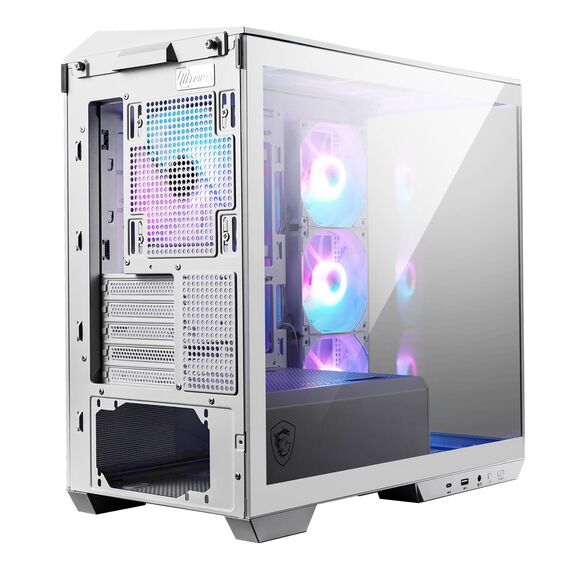 MSI MAG PANO M100R PZ Micro Tower White - Computer Cases - PC Cases & Accessories - Techbox