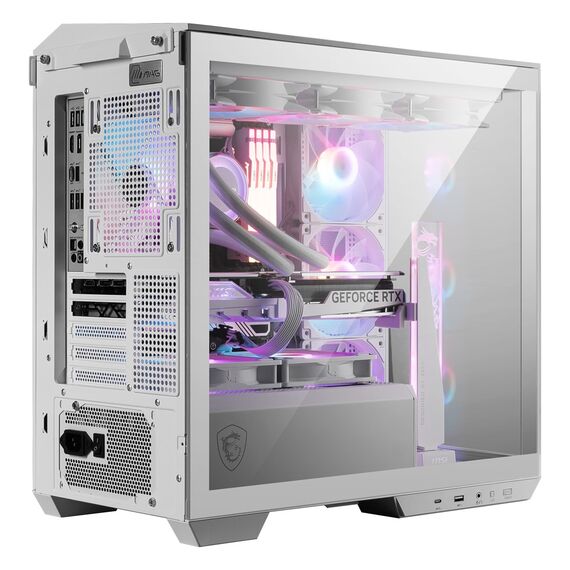 MSI MAG PANO M100R PZ Micro Tower White - Computer Cases - PC Cases & Accessories - Techbox