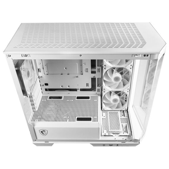 MSI MAG PANO M100R PZ Micro Tower White - Computer Cases - PC Cases & Accessories - Techbox