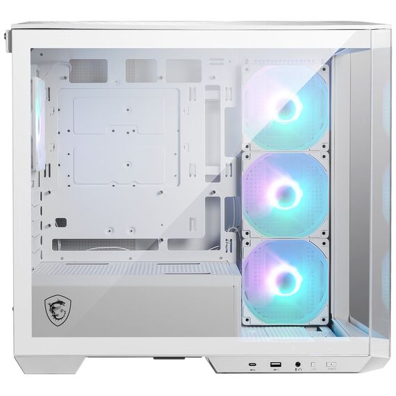 MSI MAG PANO M100R PZ Micro Tower White - Computer Cases - PC Cases & Accessories - Techbox