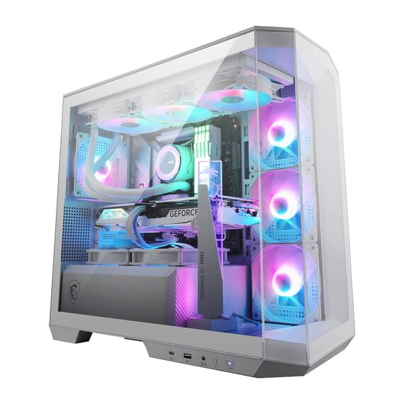 MSI MAG PANO M100R PZ Micro Tower White - Computer Cases - PC Cases & Accessories - Techbox