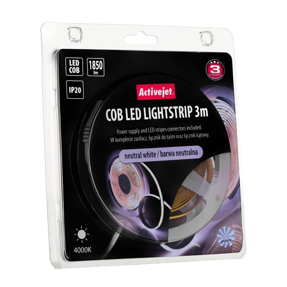 Activejet AJE-COB 3m neut strip light Universal strip light Indoor | Techbox