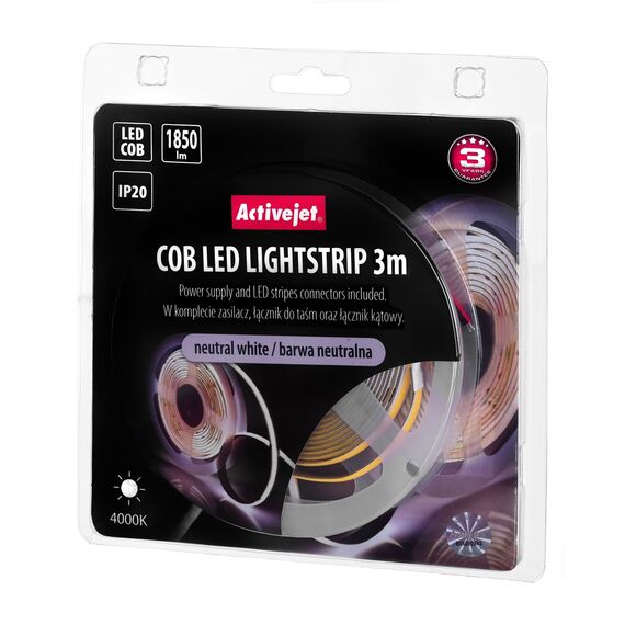 Activejet AJE-COB 3m neut strip light Universal strip light Indoor | Techbox
