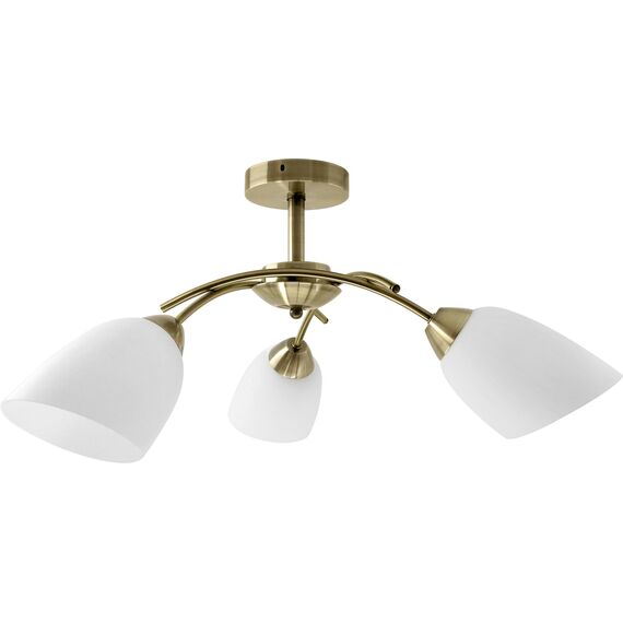 Activejet Classic ceiling chandelier pendant lamp NIKITA Patina triple 3xE27 for living room | Techbox