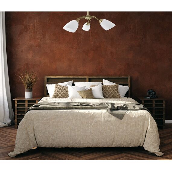 Activejet Classic ceiling chandelier pendant lamp NIKITA Patina triple 3xE27 for living room | Techbox