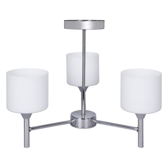 Activejet Classic chandelier pendant ceiling lamp MIRA chrome triple 3xE27 for living room | Techbox