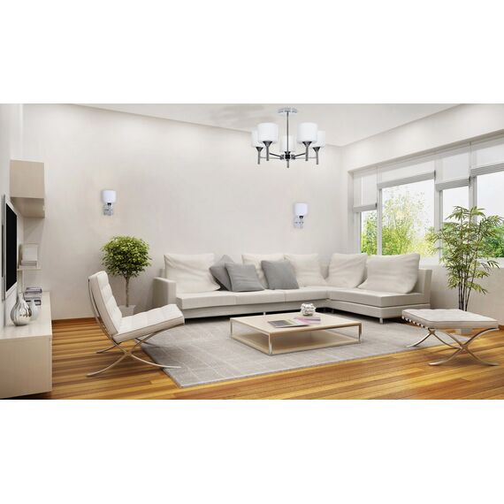 Activejet Classic chandelier pendant ceiling lamp MIRA chrome triple 3xE27 for living room | Techbox
