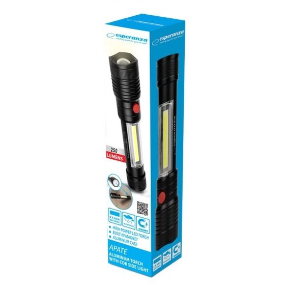 Esperanza EOT069 Flashlight Black, LED Flashlight | Techbox