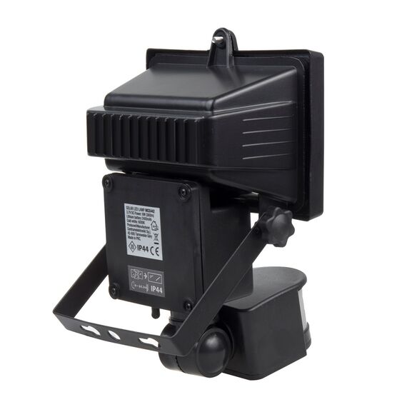 Maclean MCE442 Solar Lamp LED Spotlight Motion Sensor Floodlight Wall Mount Light Twilight IP44 6W 6000K - Solar Lights - Lighting - Techbox
