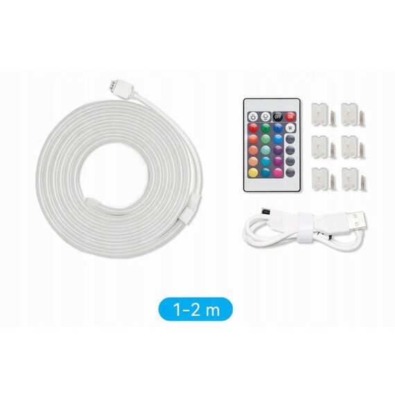 Vention Silicone Neon LED strip with remote control, 12V, 2m | Techbox