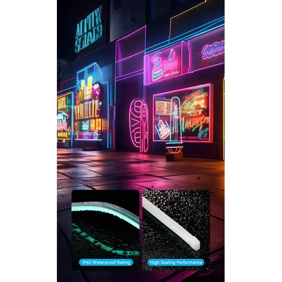 Vention Silicone Neon LED strip with remote control, 12V, 2m | Techbox