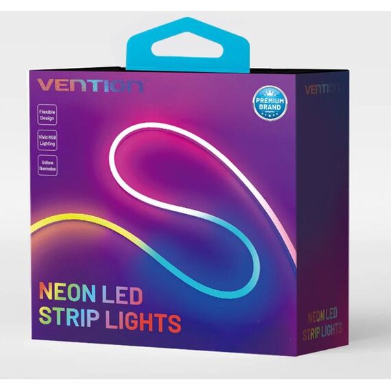 Vention Silicone Neon LED strip with remote control, 12V, 2m | Techbox