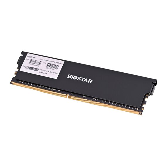 Biostar 16GB 3200MHz DDR4 Memory with Storming Heatsink - DIMM (Desktop) - RAM - Techbox