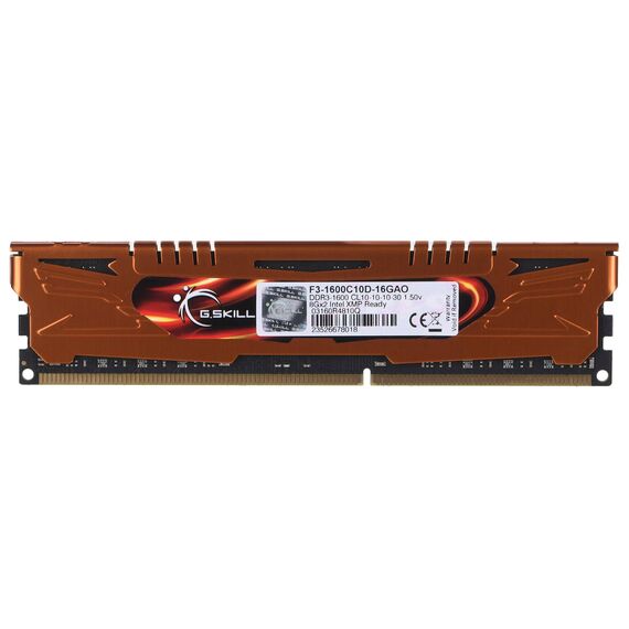 G.Skill 16GB PC3-12800 Kit memory module 2 x 8 GB DDR3 1600 MHz - DIMM (Desktop) - RAM - Techbox