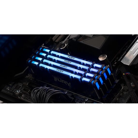 Kingston Technology FURY 16GB 3200MT/s DDR4 CL16 DIMM 1Gx8 Renegade RGB - DIMM (Desktop) - RAM - Techbox