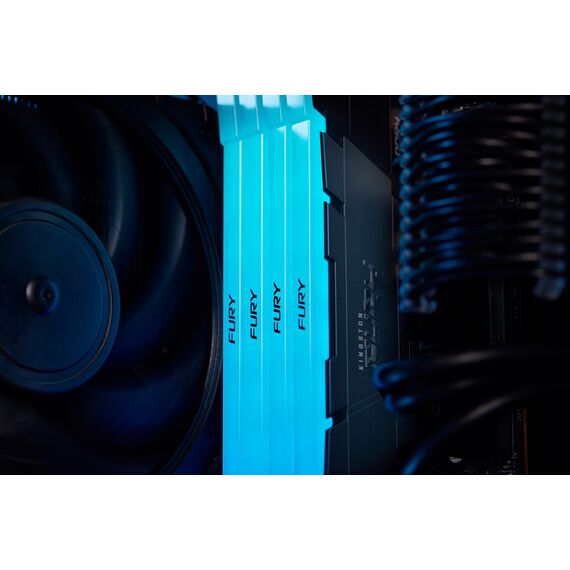 Kingston Technology FURY 16GB 3200MT/s DDR4 CL16 DIMM 1Gx8 Renegade RGB - DIMM (Desktop) - RAM - Techbox