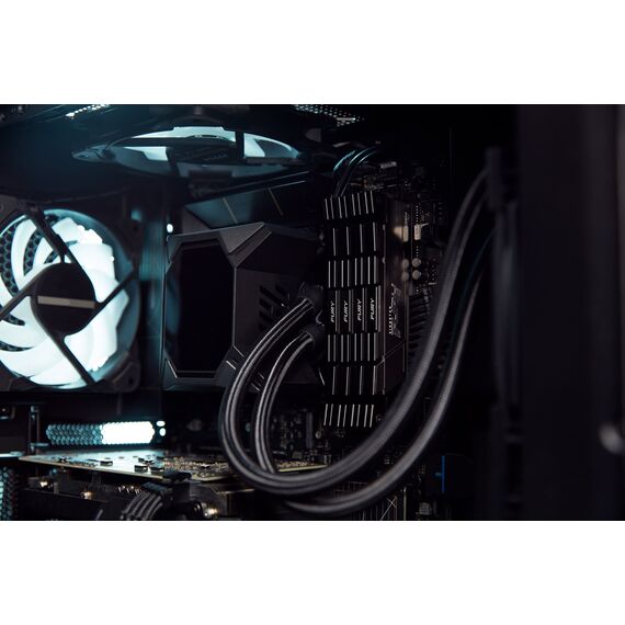 Kingston Technology FURY 16GB 3200MT/s DDR4 CL16 DIMM (Kit of 2) Renegade Black - DIMM (Desktop) - RAM - Techbox