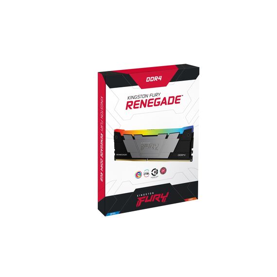 Kingston Technology FURY 16GB 3200MT/s DDR4 CL16 DIMM (Kit of 2) Renegade RGB - DIMM (Desktop) - RAM - Techbox
