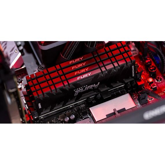 Kingston Technology FURY 16GB 3200MT/s DDR4 CL16 DIMM (Kit of 2) Renegade RGB - DIMM (Desktop) - RAM - Techbox
