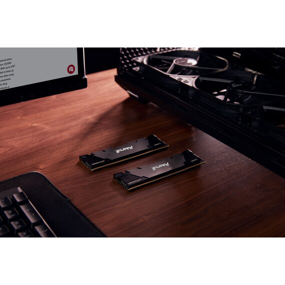 Kingston Technology FURY 16GB 3600MT/s DDR4 CL16 DIMM 1Gx8 Renegade Black | Techbox