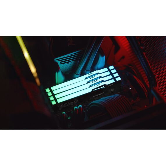 Kingston Technology FURY Beast 16GB 6000MT/s DDR5 CL36 DIMM (Kit of 2) RGB EXPO - DIMM (Desktop) - RAM - Techbox