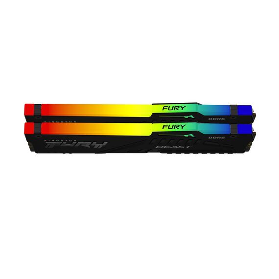 Kingston Technology FURY Beast 32GB 5600MT/s DDR5 CL40 DIMM (Kit of 2) RGB - DIMM (Desktop) - RAM - Techbox