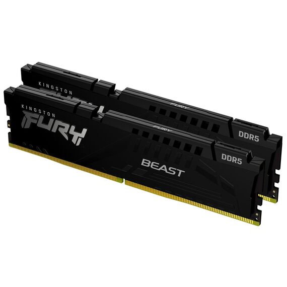 Kingston Technology FURY Beast 32GB 5600MT/s DDR5 CL36 DIMM (Kit of 2) Black - DIMM (Desktop) - RAM - Techbox