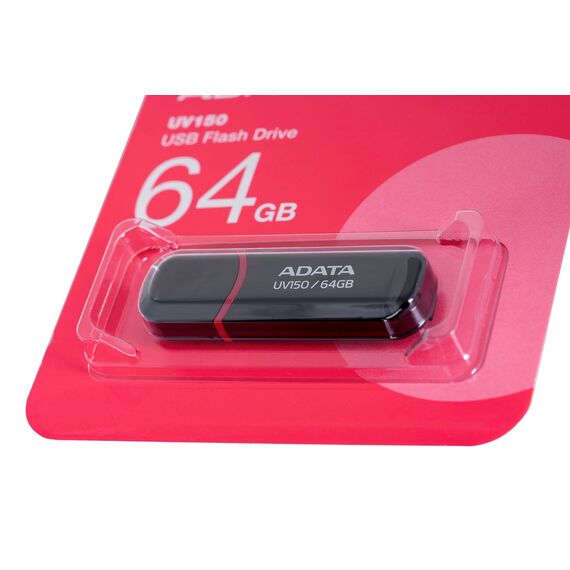 ADATA 64GB DashDrive UV150 USB flash drive USB Type-A 3.2 Gen 1 (3.1 Gen 1) Black | Techbox