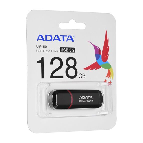 ADATA AUV150-128G-RBK USB flash drive 128 GB USB Type-A 3.2 Gen 1 (3.1 Gen 1) Black | Techbox