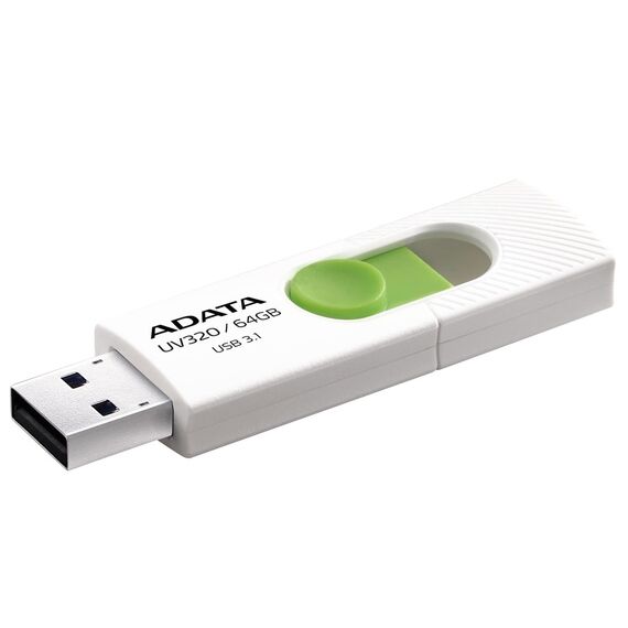 ADATA UV320 USB flash drive 64 GB USB Type-A 3.2 Gen 1 (3.1 Gen 1) Green, White | Techbox